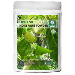 [해외직구] 네이처바이브 노니 가루 Naturevibe Organic Noni Fruit Powder 16oz(454g)