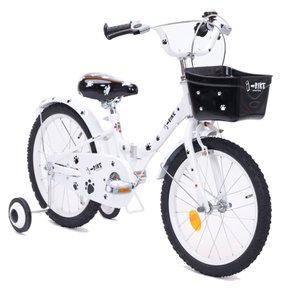 [SSG]삼천리 아이바이크 18인치 화이트 접이식 보조바퀴자전거