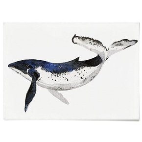 패브릭 포스터 F053 동물 그림 북유럽 액자 고래 ver2