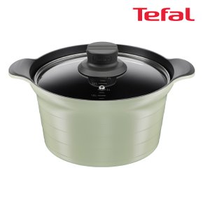 [Tefal] 테팔 인덕션 티타늄 아로마 통주물 양수냄비 24cm