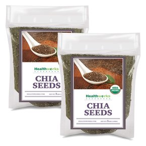 healthworks 유기농 치아씨드 1.36kg 2팩 Chia Seeds
