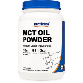 뉴트리코스트 MCT오일 Nutricost MCT Oil Powder 907g