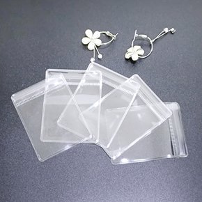 악세사리 미니 지퍼백 쥬얼리 포장 투명 소분팩 보관 20p X ( 3매입 )