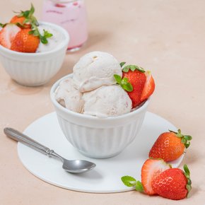 아이스크림 딸기 474ml