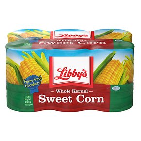 리비스 스위트콘 옥수수 캔 Libbys Whole Kernel Sweet Corn 432g 6개