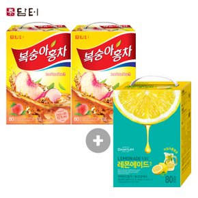 담터 레몬에이드 믹스 80T +복숭아 홍차 160T(3개)