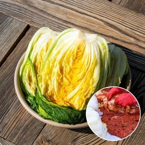 국내산 재료로 만든 김장김치 세트 절임배추 4kg + 김치양념 1.5kg