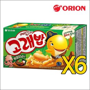 오리온 고래밥 볶음양념맛 46gx6