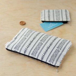 파우치 지갑 세트 만들기 실과 의생활소품