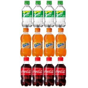 환타 코카콜라 탄산음료 사이다 스프라이트 오렌지 300ml 12병 3종세트