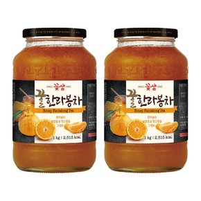 꽃샘 꿀한라봉차 1kg 2개세트
