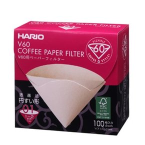 하리오 박스 커피필터 VCF01Y 옐로우 100매_(1531611)