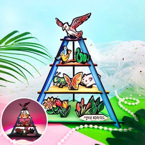 생물과 환경 우드 생태 피라미드 만들기 탐구활동지 포함