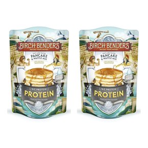 [해외직구]버치 벤더스 프로틴 팬케이크 와플 믹스 454g 2팩 Birch Benders Protein Pancake Waffle Mix 16oz