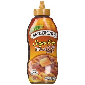 [해외직구] Smucker s Sugar Free Breakfast Syrup 스머커즈 슈가 프리 브렉퍼스트 시럽 14.5oz(429ml) 2팩