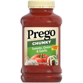 [해외직구] Prego 프레고 청키 토마토 어니언 앤 갈릭 파스타 소스 1.28kg