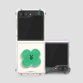 갤럭시 Z플립 5 4 3 플립 핸드폰 케이스 정품 TRY 말랑말랑 베이직 스마트 톡 + 투명범퍼케이스