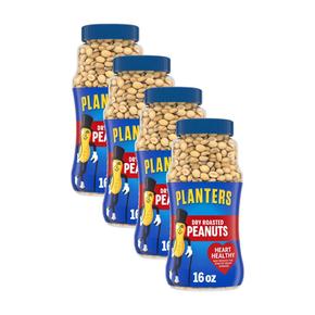 미국직구 Planters 플랜터스 드라이 로스티드 피넛 땅콩 견과류 453g 4팩