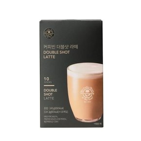 쿨샵 커피빈 더블샷 라떼 진한라떼 14.3g 10T (WA626CF)