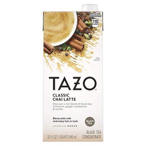 [해외직구] 타조 클래식 차이티 라떼 홍차 946ml Tazo Classic Chai Latte Concentrate 32 oz