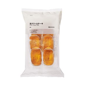 일본 무인양품 생크림 케이크 6개입