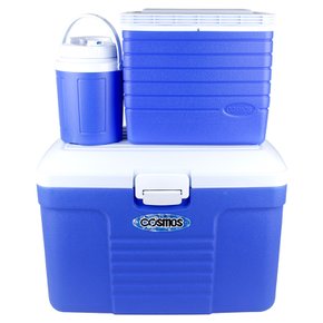 코스모스 레저 캠핑 차박 낚시 물통 아이스박스 콤보 57L+12.5L+2L