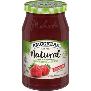 Smucker`s 천연 딸기 보존식품 - 17.25온스, 스머커스 건강식품