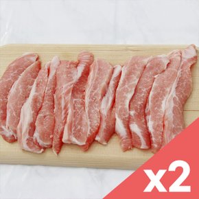 [자연맛남] 강원도 1등급 한돈 돼지고기 항정살300gx2팩 (600g)