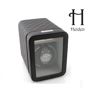 [Heiden] 하이덴 모나코 싱글 와치와인더 HD019-Black leather 명품 시계보관함 1구