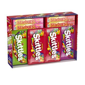 [해외직구]Skittles Starburst Fruity Candy Variety 스키틀 스타버스트 후르츠 캔디 버라이어티팩 32입