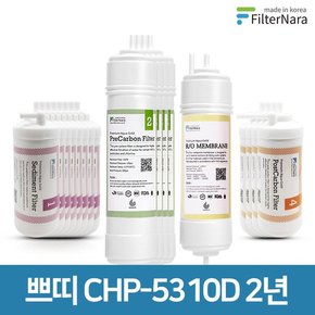 청호나이스 이과수 쁘띠 CHP-5310D 고품질 정수기 필터 호환 2년