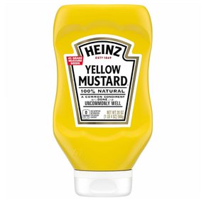 [해외직구]Heinz Yellow Mustard 하인즈 옐로우 머스타드 20oz(566g) 12팩