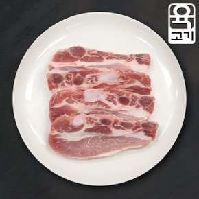 [육고기] 신선한돈 냉장 돼지갈비 500g(LA갈비식 구이용)
