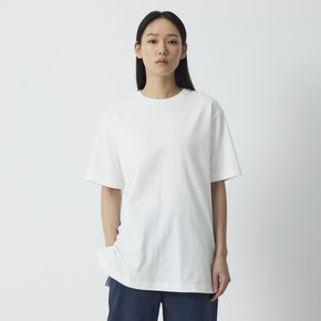 여 레이어드 루즈핏 반팔 티셔츠(WHITE / SKY BLUE / MELLANGE GREY / BLACK)