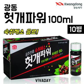 건강음료 숙취해소음료 BN 광동 헛개파워 음료 100ml 10병