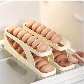 EGG SLIDE 계란 보관함 냉장고 에그 트레이 홀더 15구 1P X ( 2매입 )