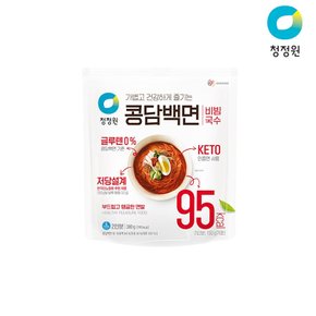 [3+1 무료배송] 청정원 두부로만든 콩담백면 비빔국수(2인) 423.6g