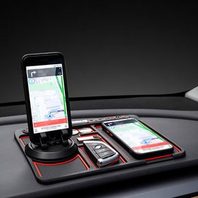 자동차 대쉬보드 스마트 멀티 휴대폰 스마트폰 360도 거치대 차량 대시보드 논슬립 패드