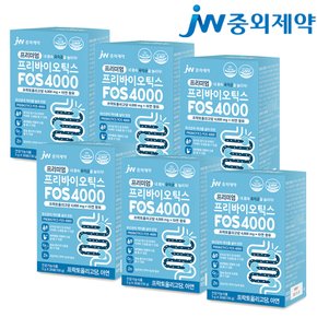 JW중외제약 프리미엄 프리바이오틱스 FOS4000 30포x6박스