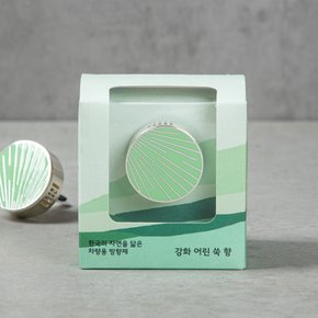 [JAJU/자주] 한국의 향기 차량용 방향제_강화 어린 쑥 향