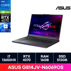 ASUS ROG G814JV-N6069OS 13세대 i7 13650HX RTX4060 게이밍노트북(WIN11) on