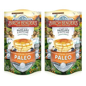 [해외직구]버치 벤더스 팔레오 팬케이크 와플 믹스 340g 2팩 Birch Benders Paleo Pancake Waffle Mix 12oz