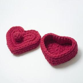 아트박스/미스티코티타 [DIY] 미스티코티타 하트바구니 Fabric Yarn Heart Basket 바구니 패브릭얀 가방 코바늘 뜨개질 패키지