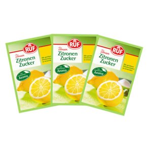 루프(RUF) 레몬껍질향 레몬설탕10gx3 독일산 제빵