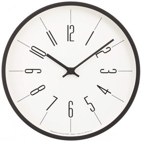 렘노스 전파 시계 아날로그 시계탑 시계 ​​Arabic KK13-16 A Lemnos φ254×d45mm