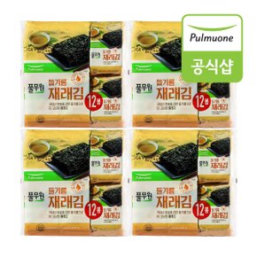 들기름 재래김 도시락김 (12봉X4팩) 총 48봉