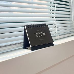 문구용품 모뉴 2024 무드블랙 캘린더 XS 미니 달력