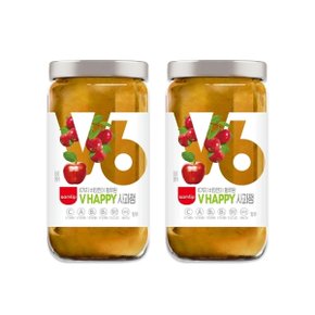 V Happy 사과잼 380g 2병