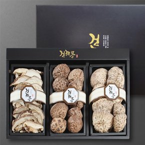 장흥 버섯 눈꽃세트 2호(표고버섯 슬라이스 130g / 흑화고 150g / 백화고 170g)