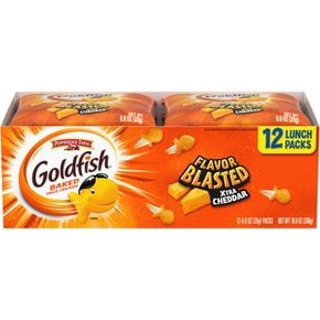 Goldfish골드피쉬  맛  폭파  크래커  엑스트라  체다  스낵  팩  12개  멀티팩